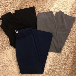 3 pair maternity work pants